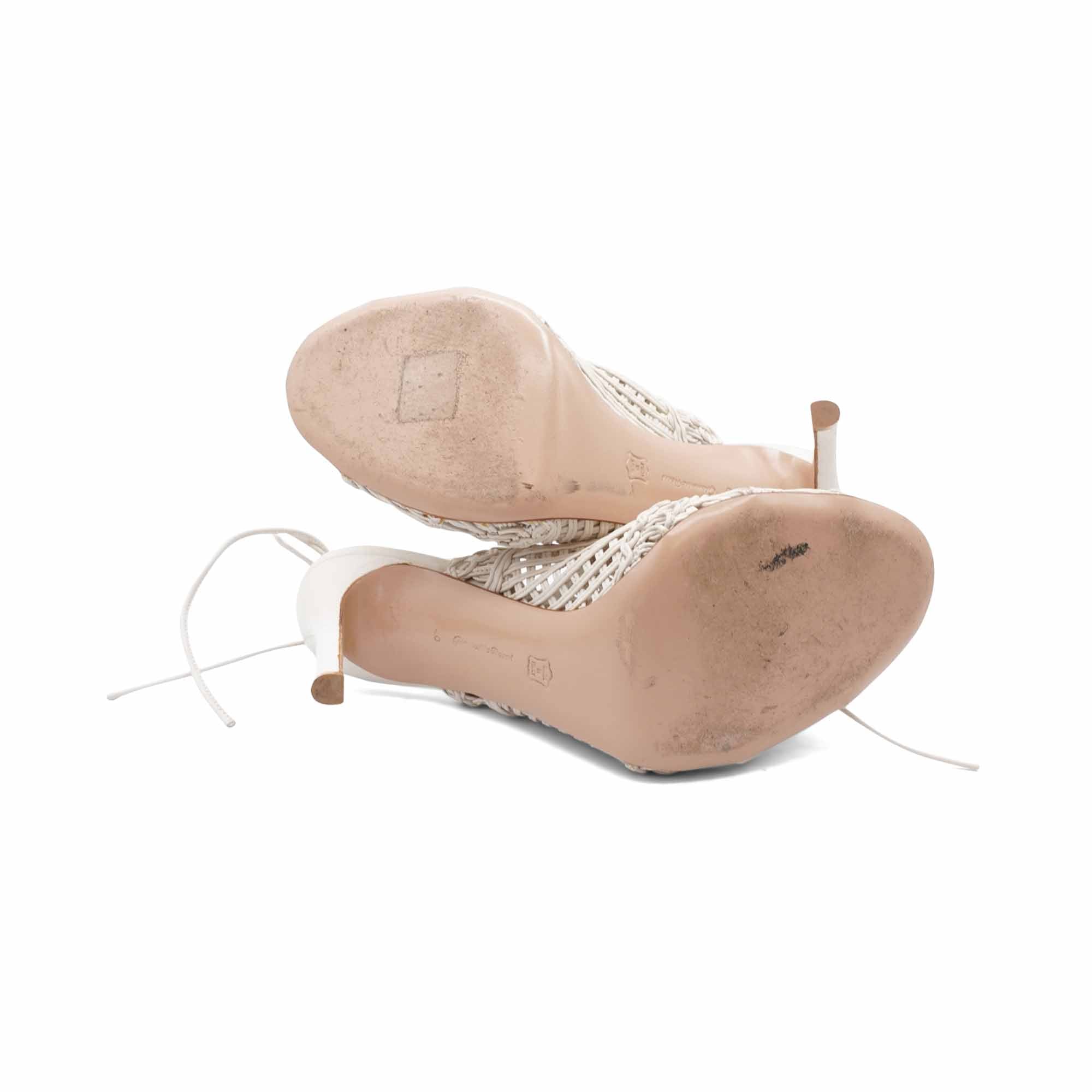 Gianvito Rossi 'Allyson' Woven Sandals - Women's 40