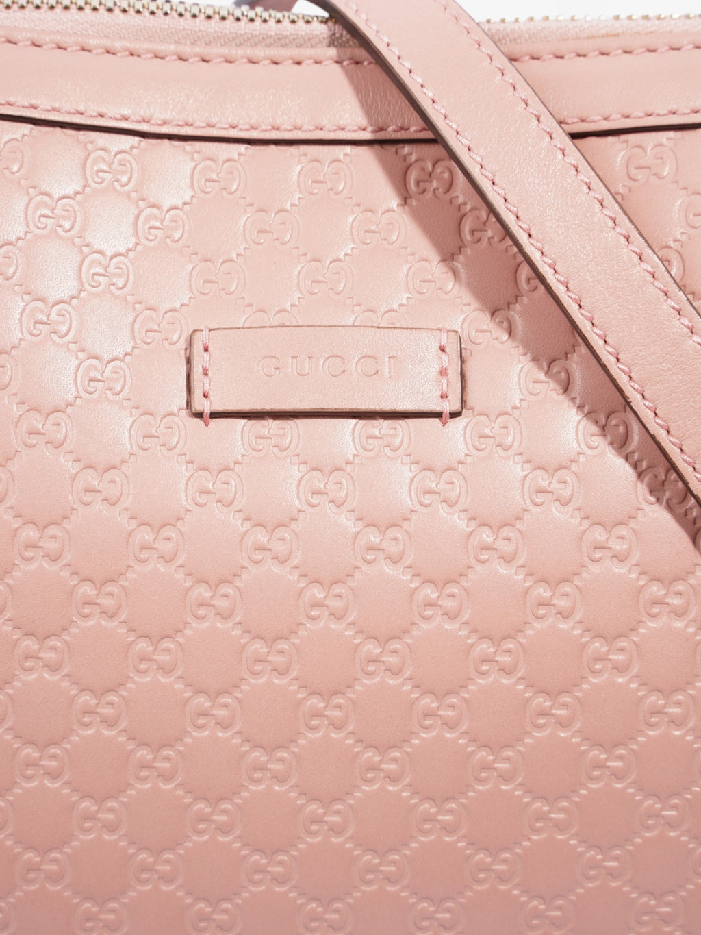 Gucci Microguccissima Tote Pink Leather