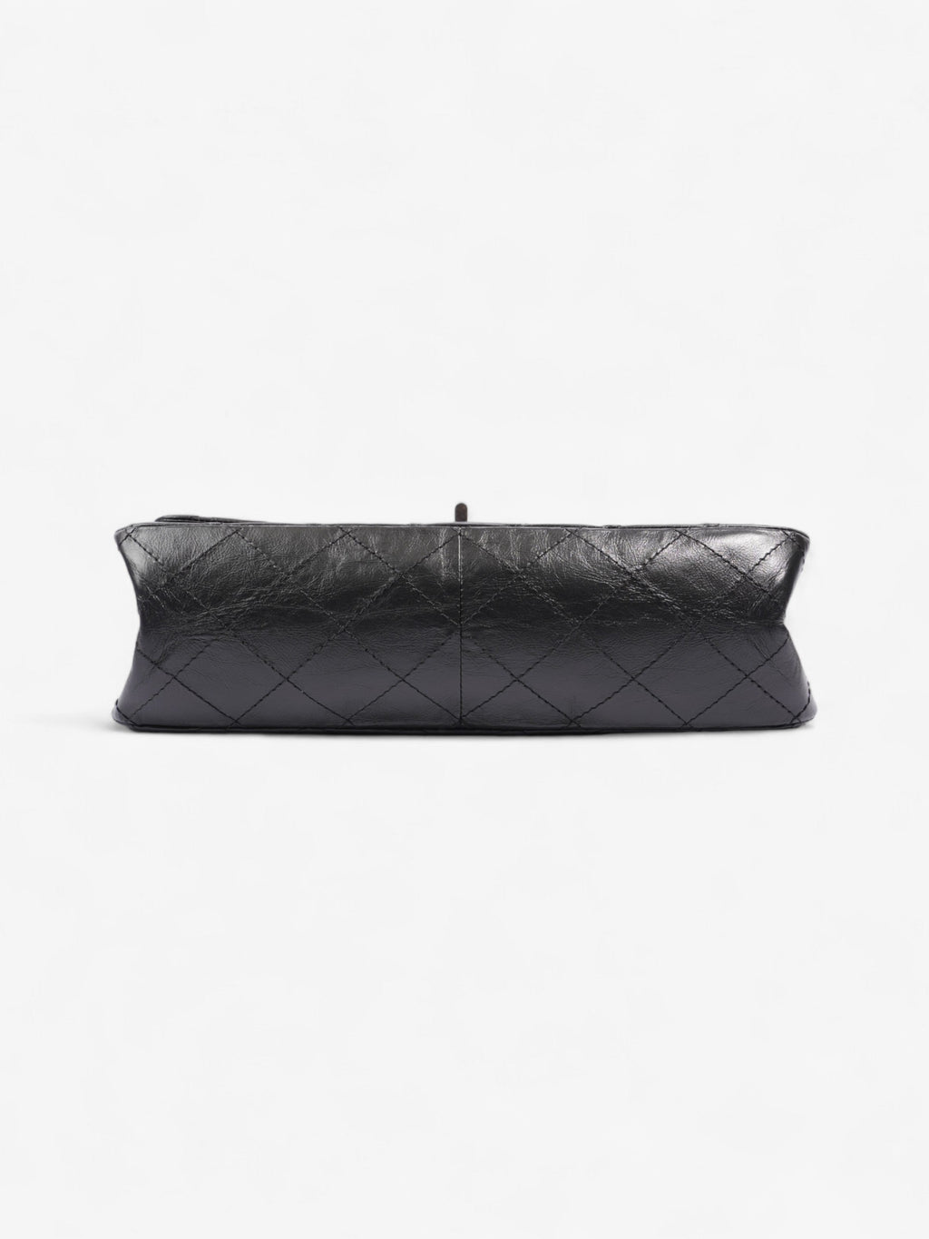 Chanel 2.55 Reissue Black Aged Calfskin Leather Maxi