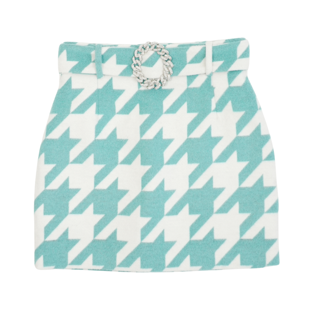 Giuseppe Di Morabito Houndstooth Mini Skirt - Women's 42