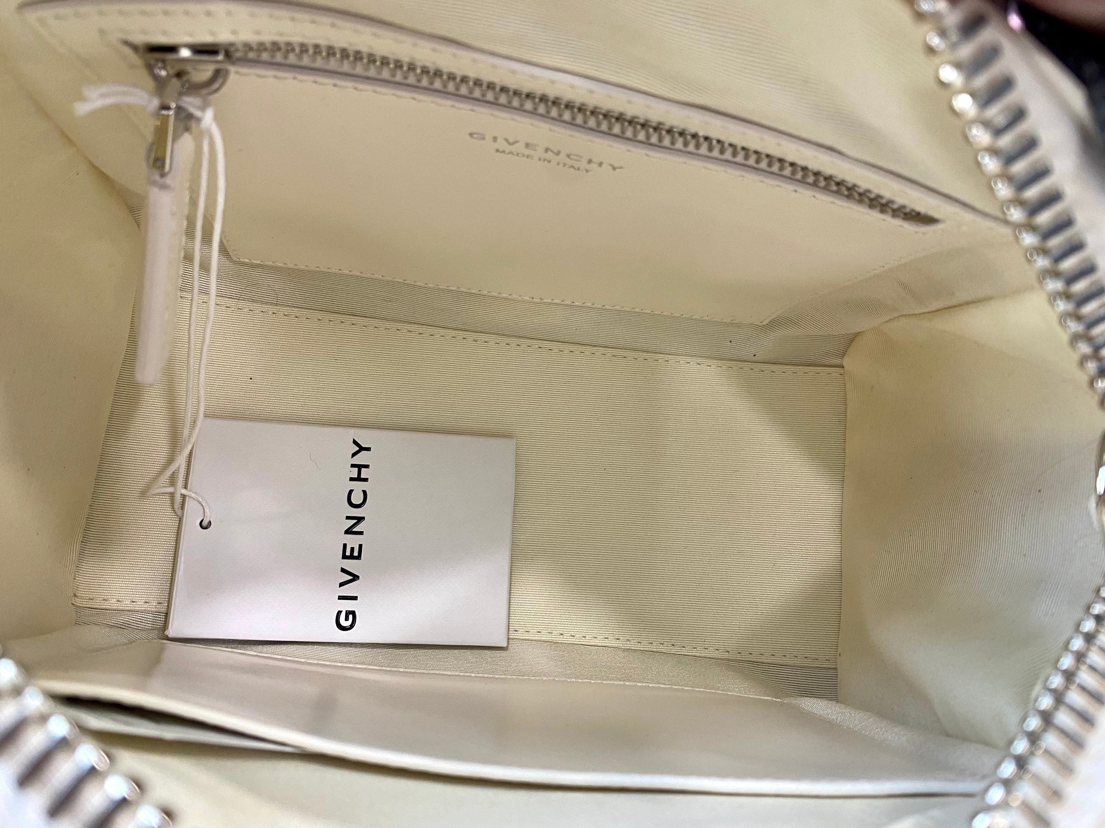 GIVENCHY MINI ANTIGONA BOX LEATHER HANDBAG