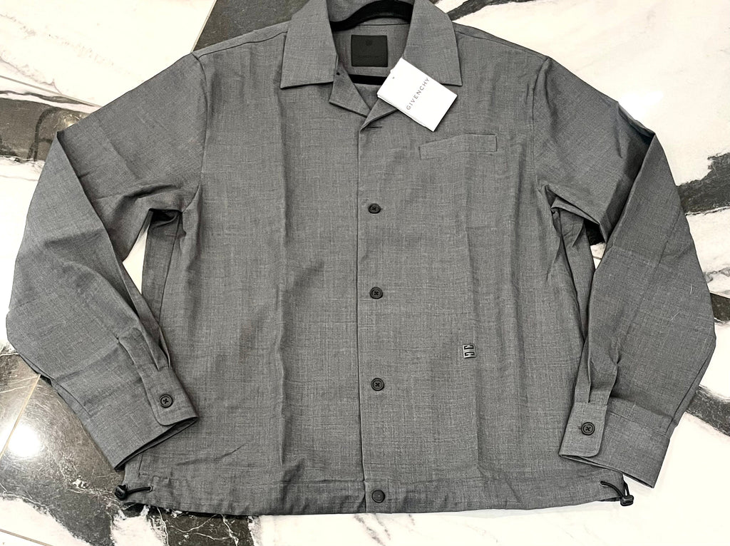 GIVENCHY MEN'S BUTTON DOWN LIGHT JACKET