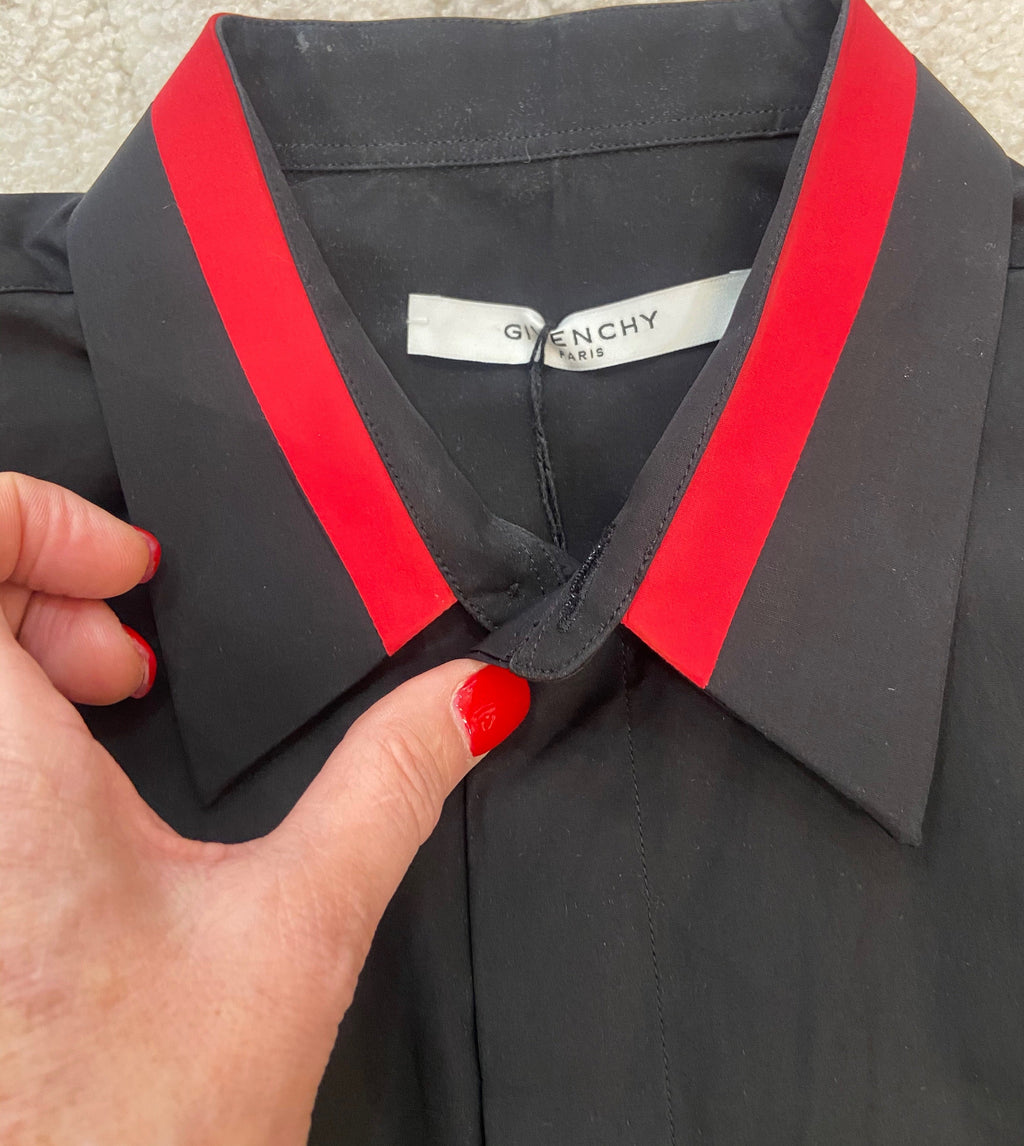GIVENCHY COTTON POPLIN BUTTON DOWN SHIRT