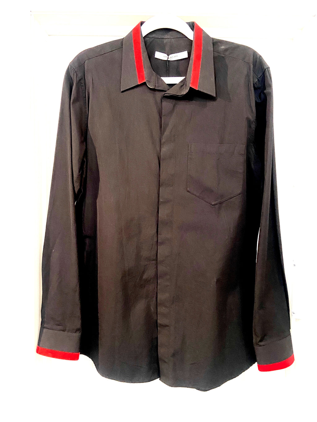 GIVENCHY COTTON POPLIN BUTTON DOWN SHIRT