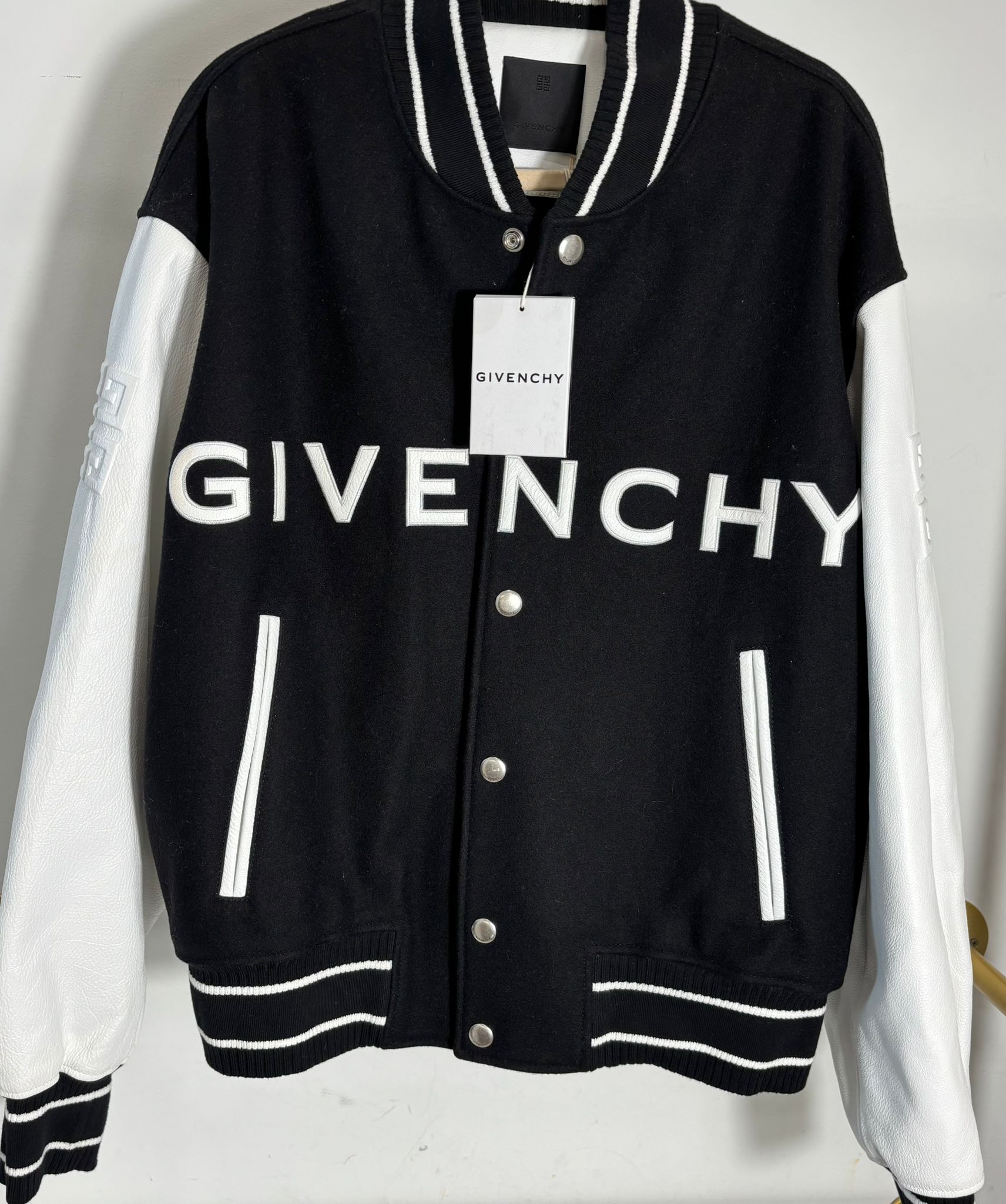 GIVENCHY LOGO VARSITY JACKET
