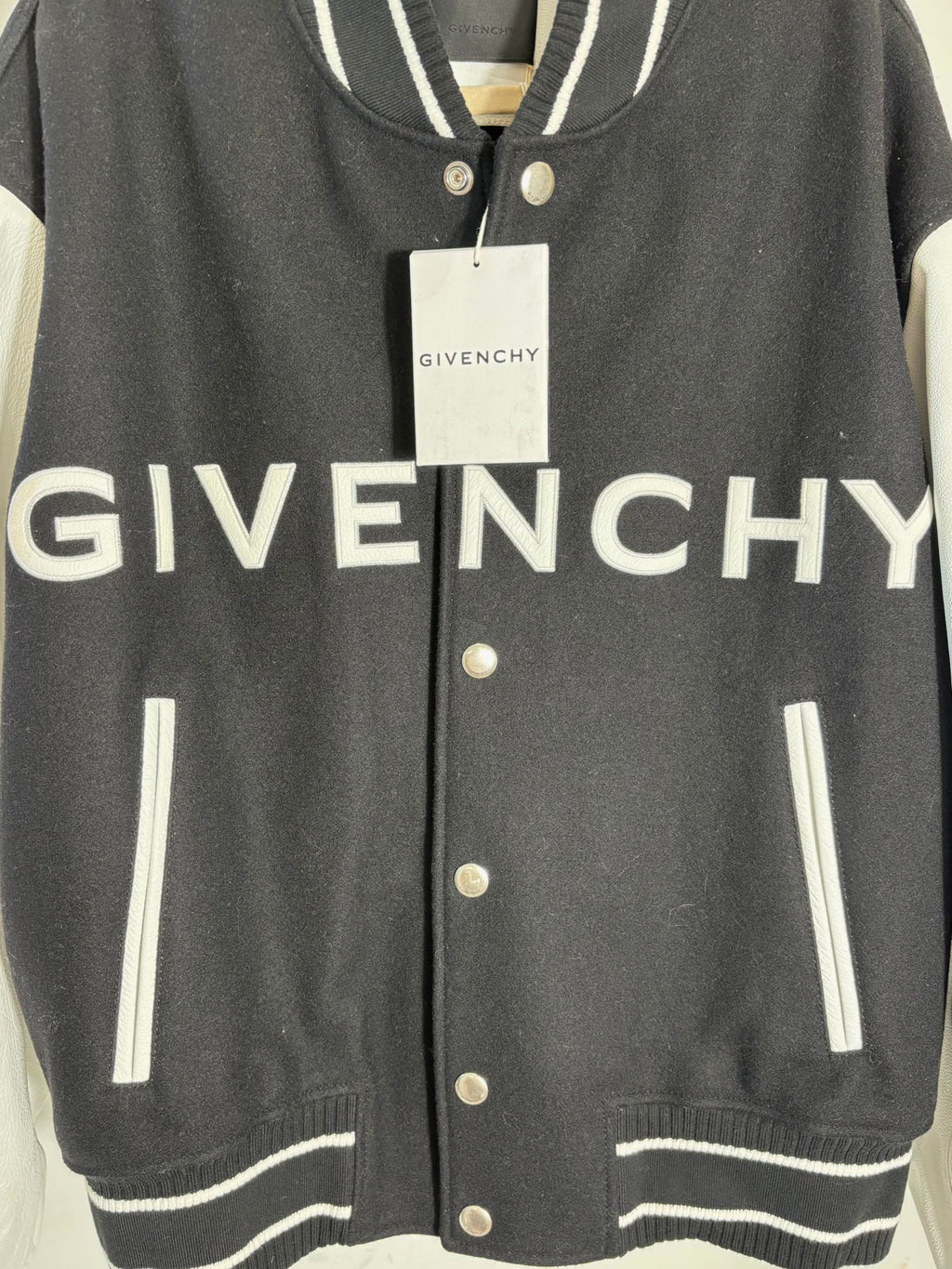 GIVENCHY LOGO VARSITY JACKET