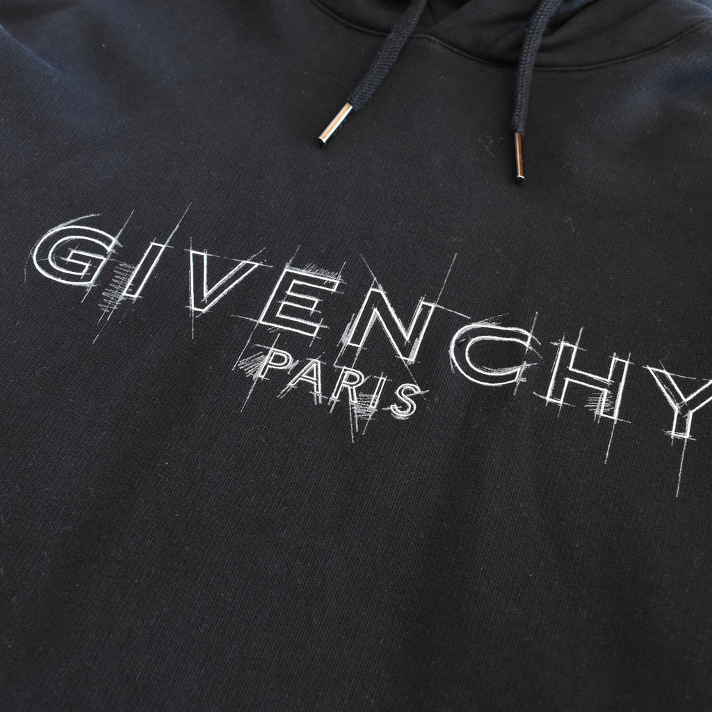 Givenchy 'Logo Print Patch' Hoodie - Men's L