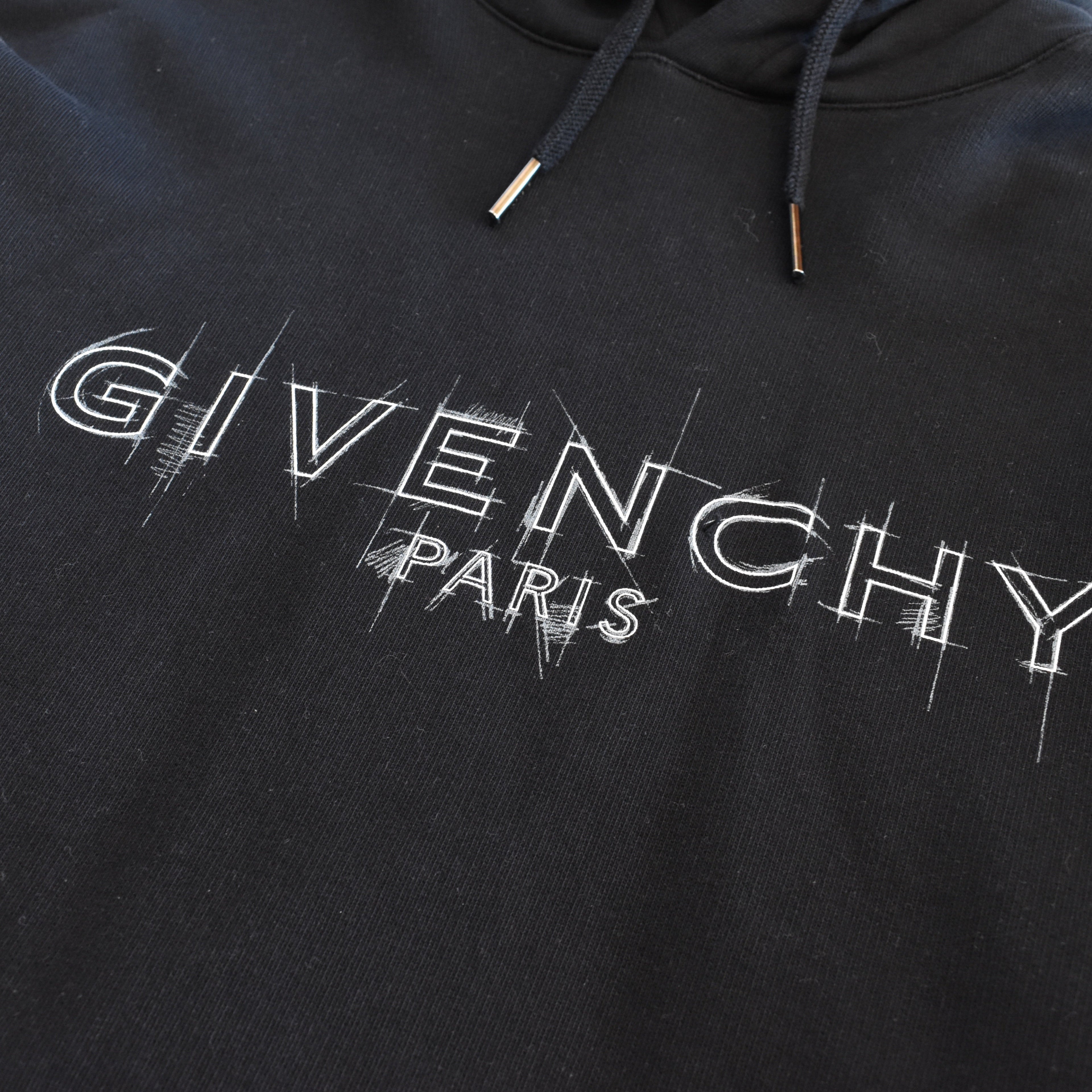 Givenchy 'Logo Print Patch' Hoodie - Men's L
