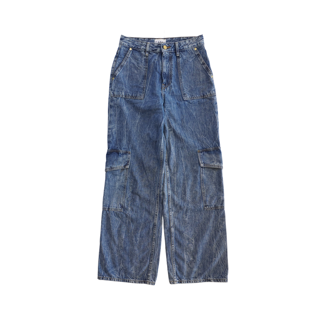Ganni 'Angi Cargo' Jeans - Women's 25