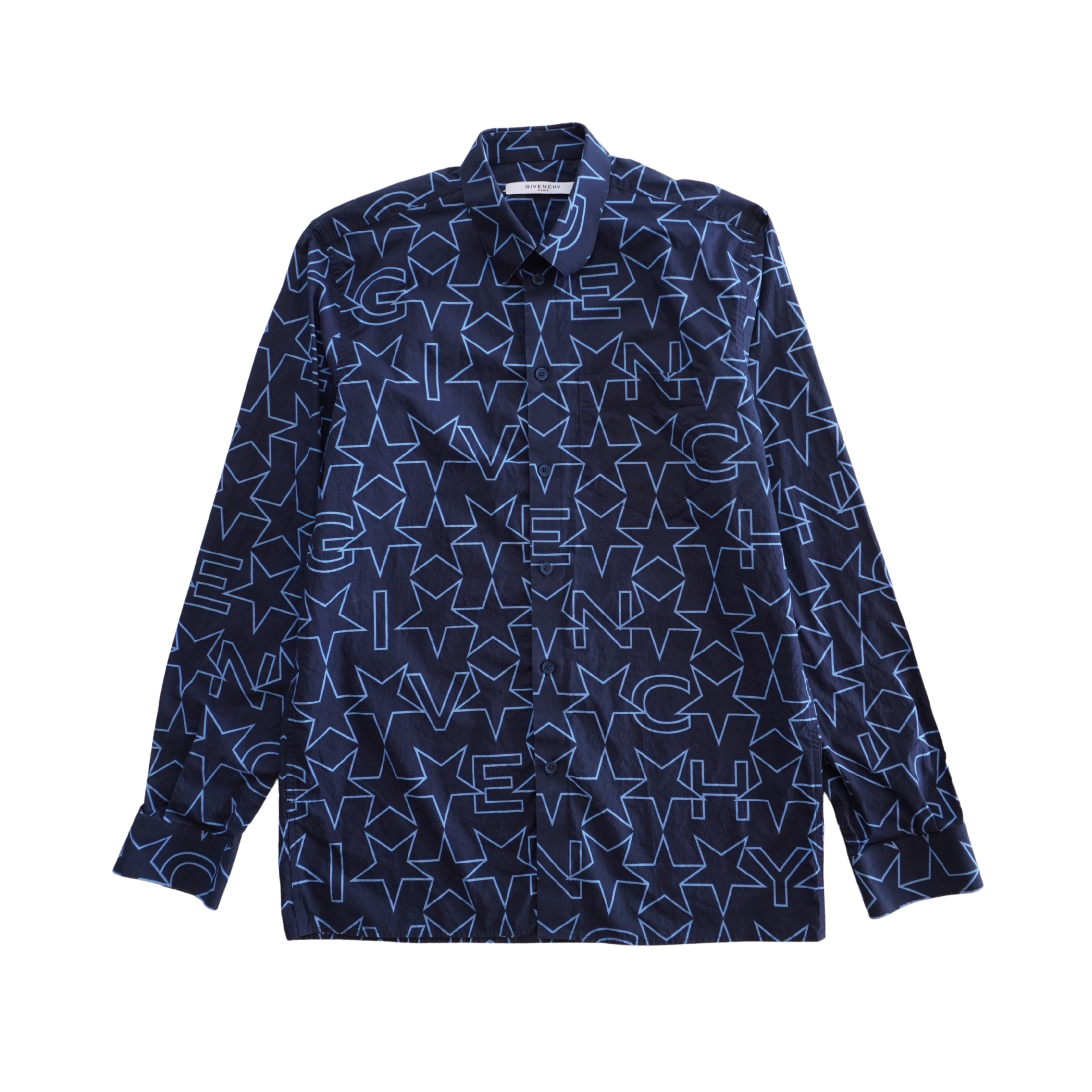 Givenchy 'Star Logo' Button-Down Shirt - Men's 38