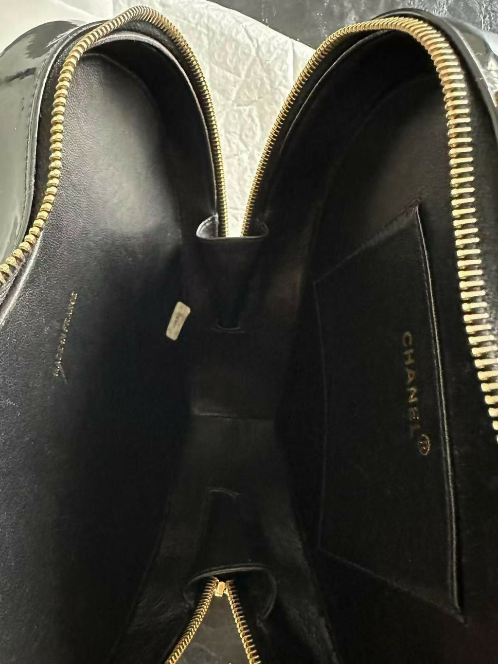 Chanel 1995 Vintage Black Heart Vanity Bag