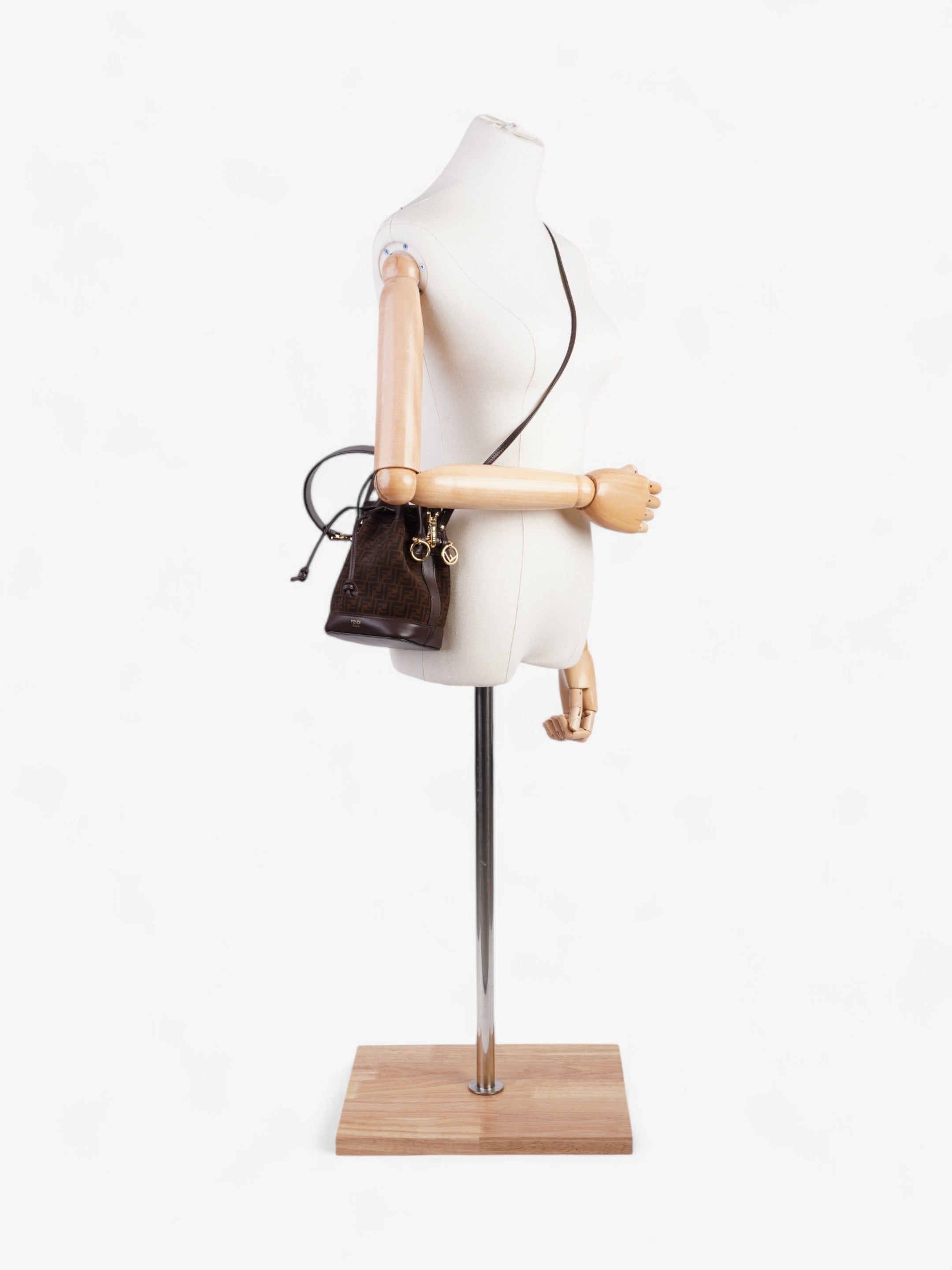 Fendi Mon Tresor Brown / Tobacco Calfskin Leather Mini