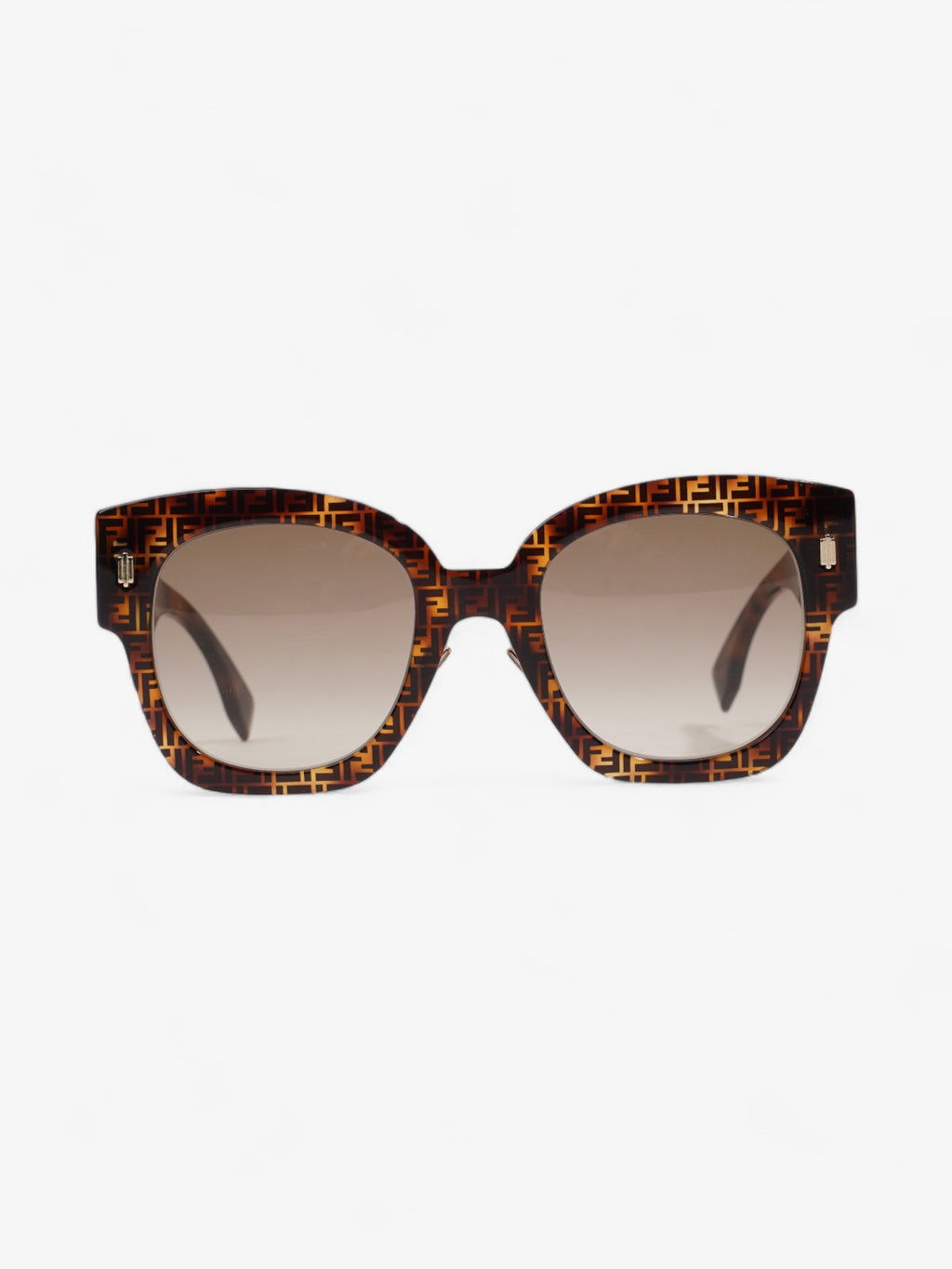Fendi Roma Square Sunglasses Tortoise  Acetate 150mm
