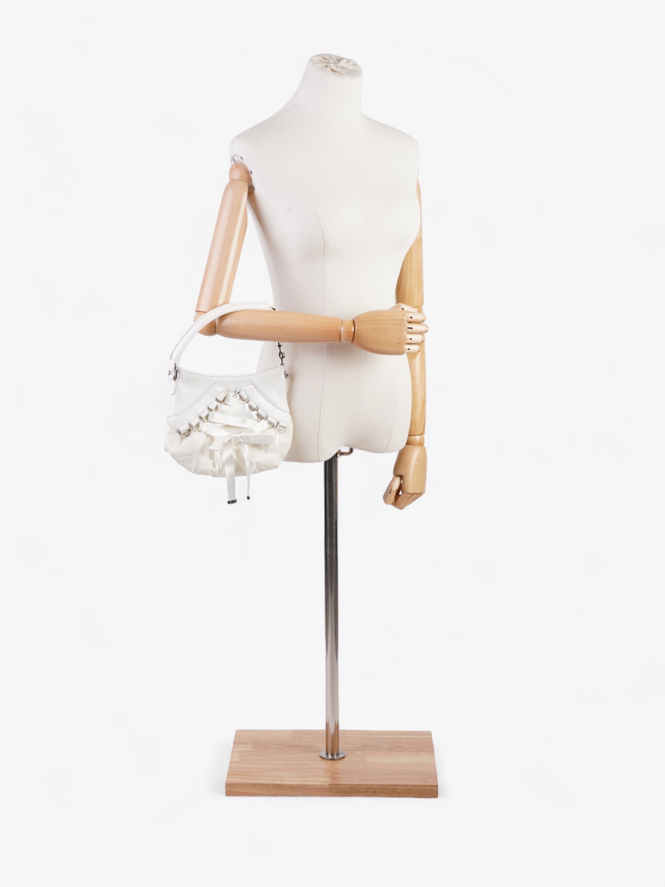 Christian Dior Ballet Corset White Leather