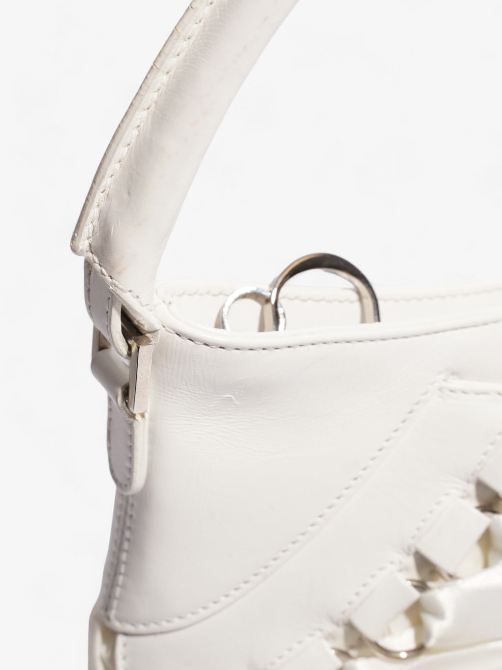 Christian Dior Ballet Corset White Leather