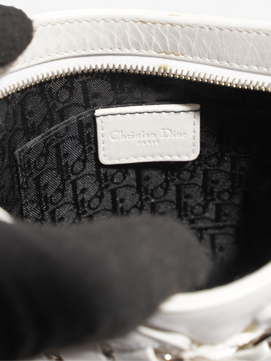 Christian Dior Ballet Corset White Leather