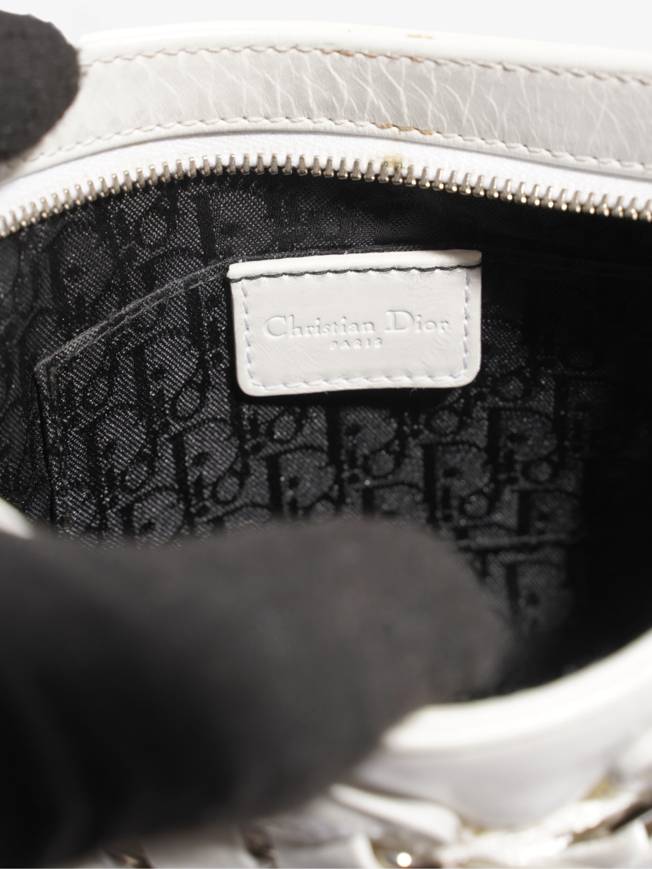 Christian Dior Ballet Corset White Leather