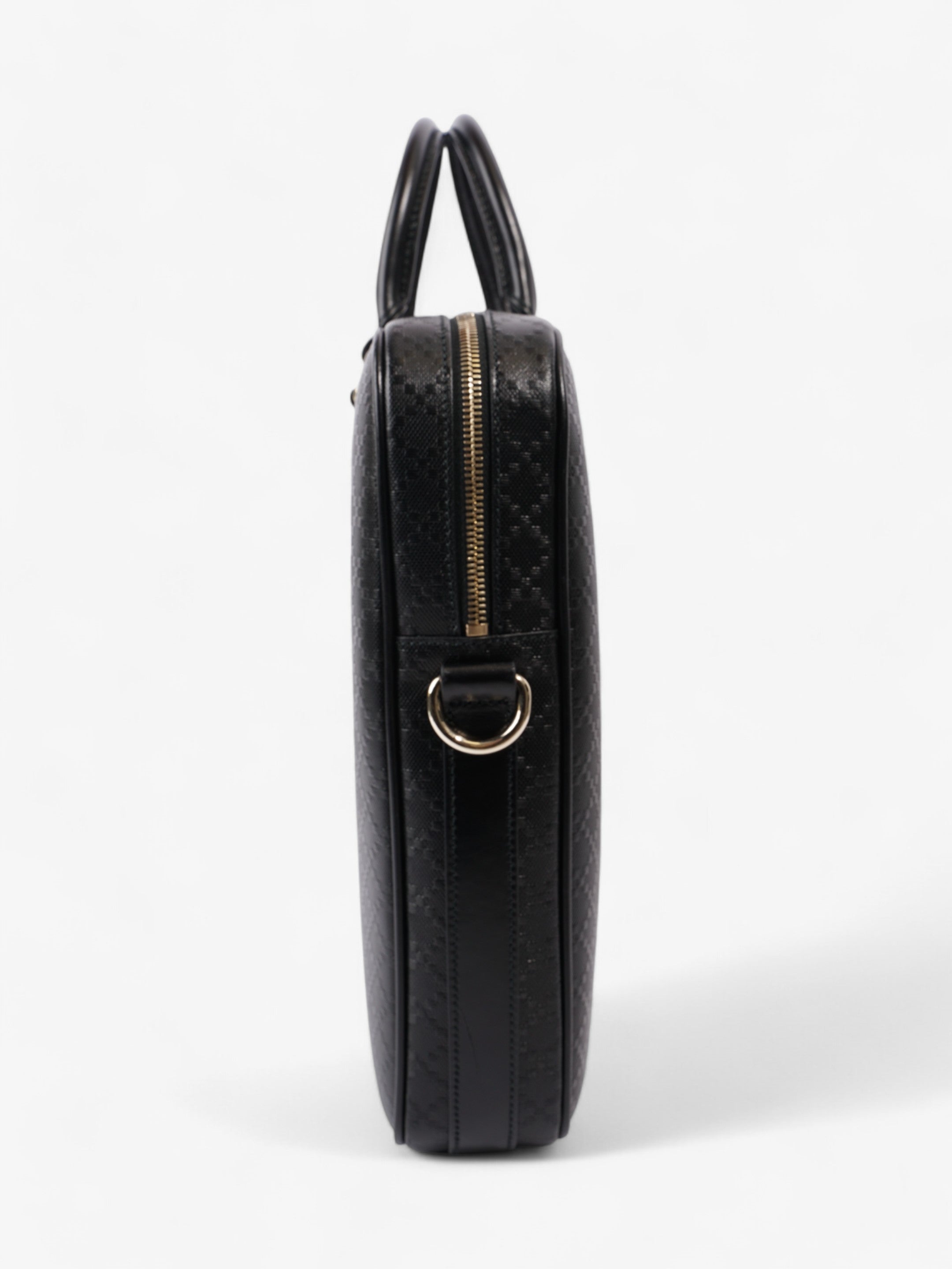 Gucci GG Briefcase Black Canvas