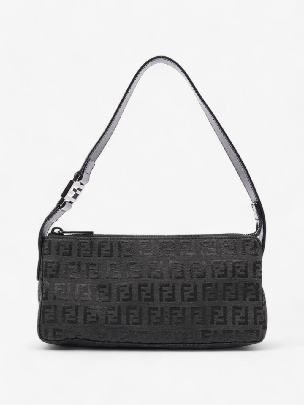 Fendi Shoulder Bag Black Canvas