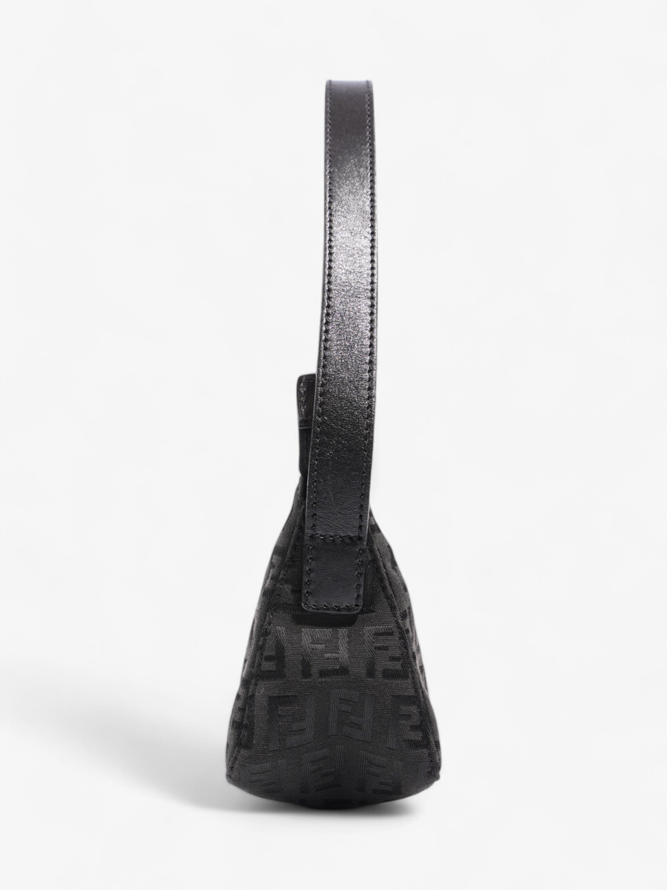 Fendi Shoulder Bag Black Canvas