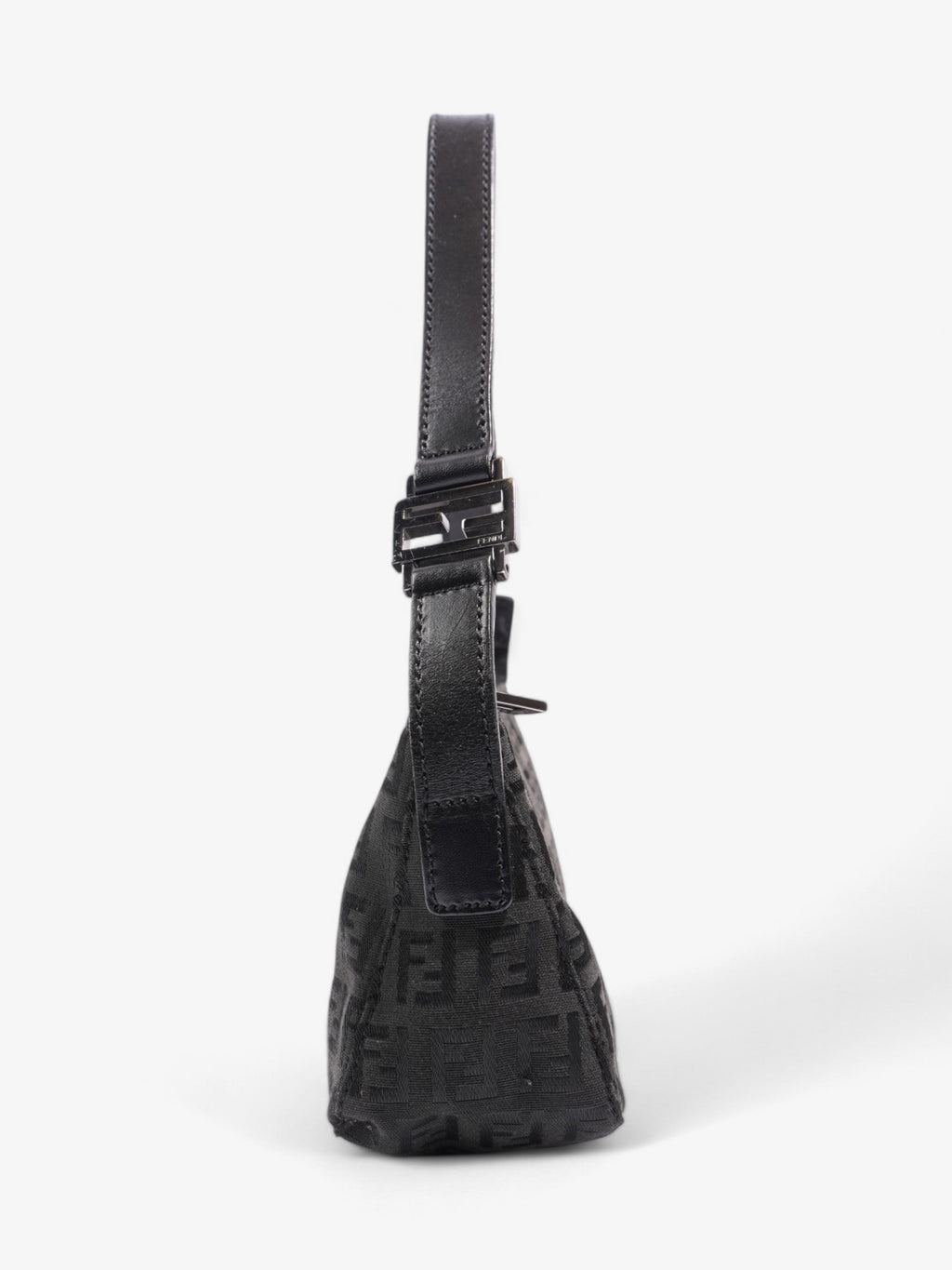 Fendi Shoulder Bag Black Canvas