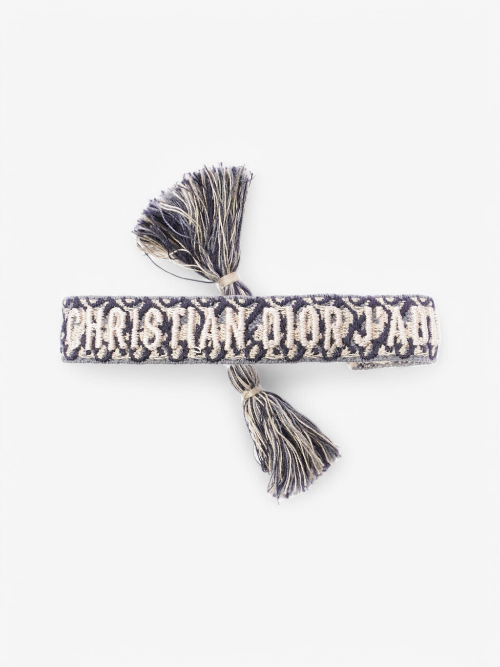 Christian Dior Bracelet Set Navy / Cream Canvas