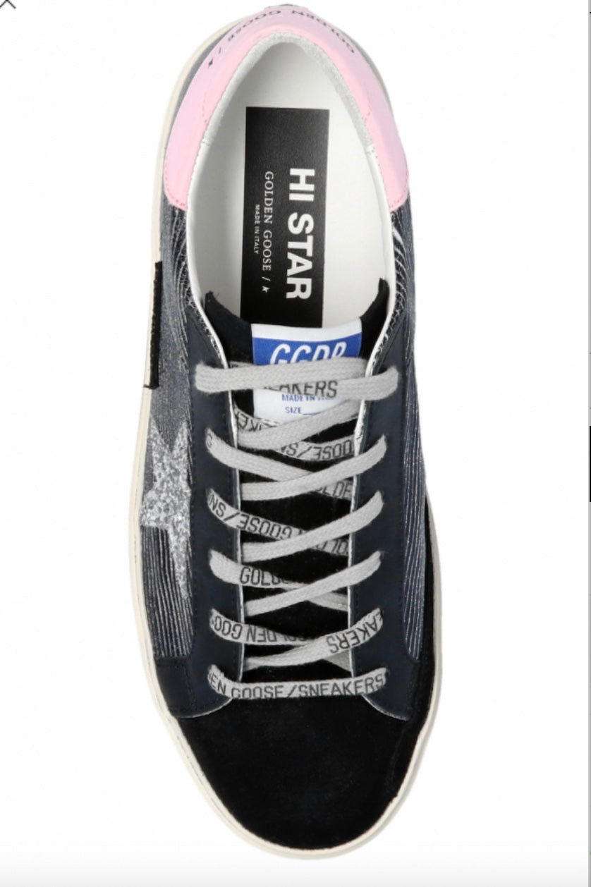 GOLDEN GOOSE HI-STAR LOW-TOP SNEAKERS