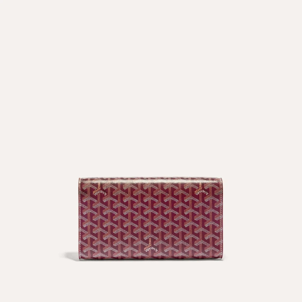 GOYARD GOYARDINE MONTE CARLO BOISE PM CLUTCH WITH SHOULDER STRAP