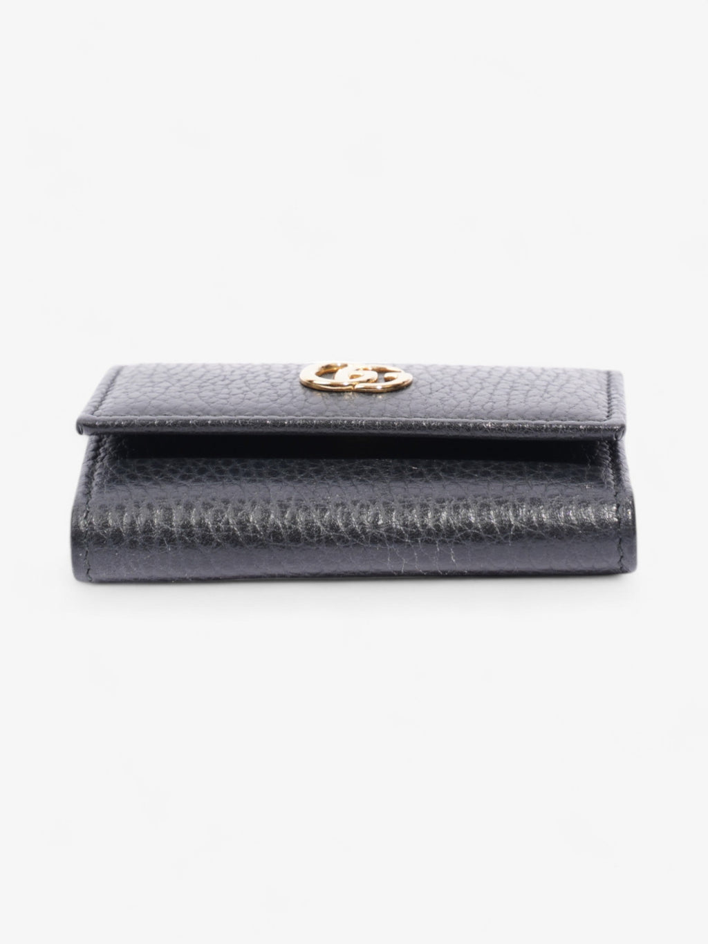 Gucci GG Marmont Key Case Black / Gold Leather
