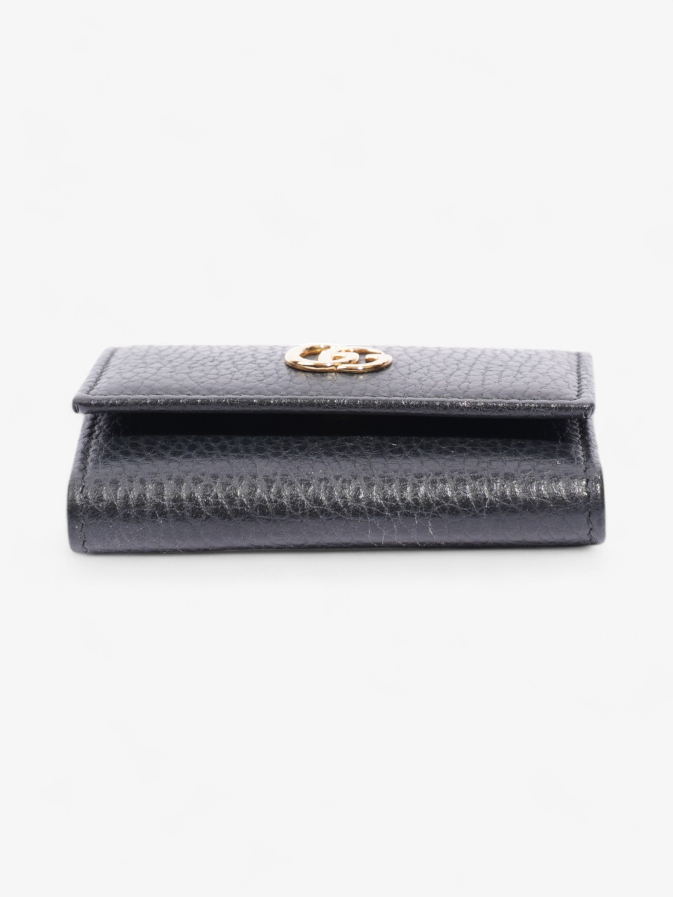 Gucci GG Marmont Key Case Black / Gold Leather