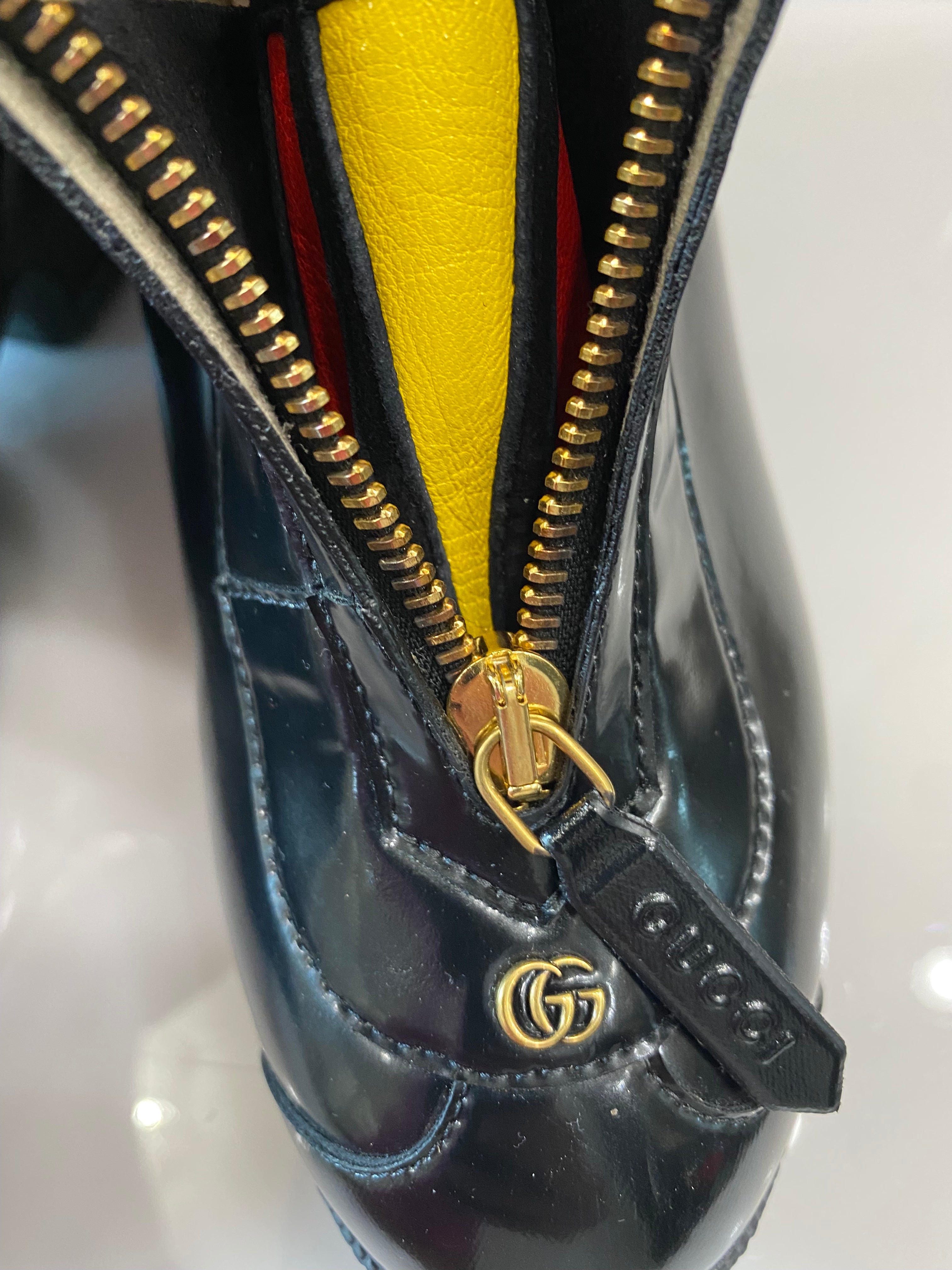 GUCCI KITT 70 ANKLE RAIN BOOTS