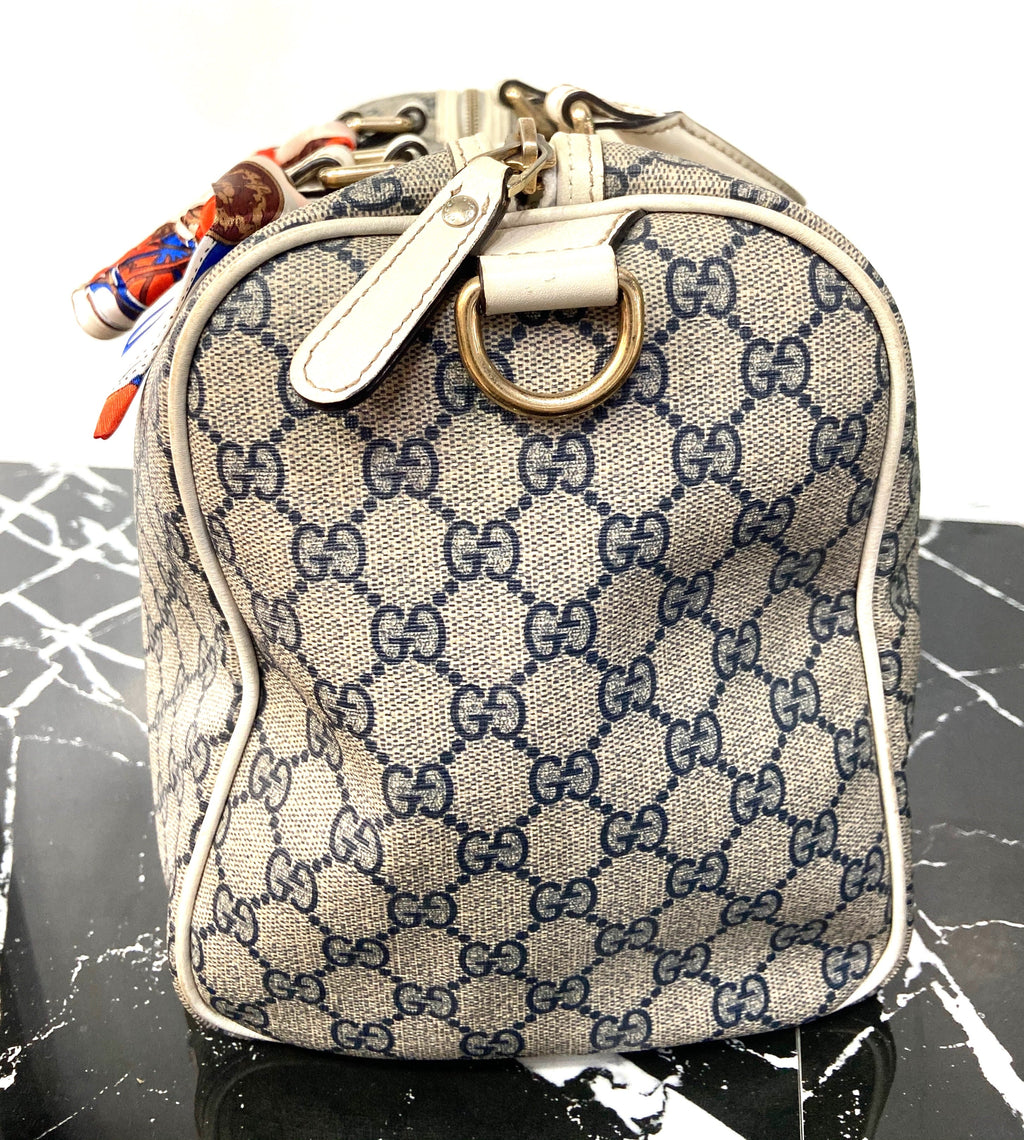 GUCCI GG SUPREME CANADIAN FLAG JOY BOSTON BAG