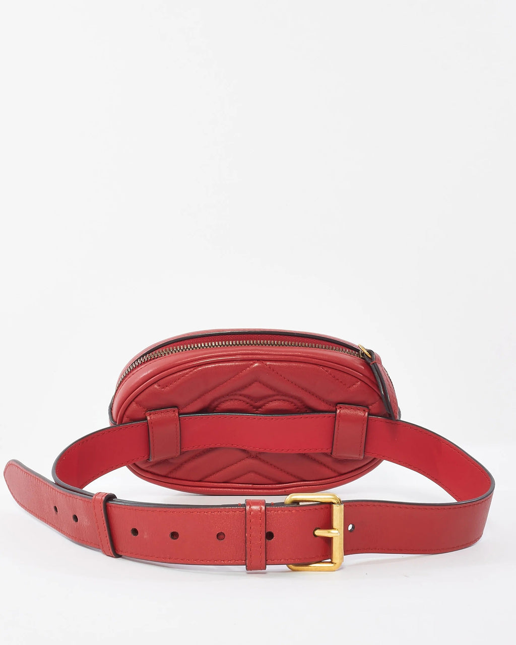 GUCCI GG MARMONT MATELASSE CALFSKIN LEATHER BELT BAG