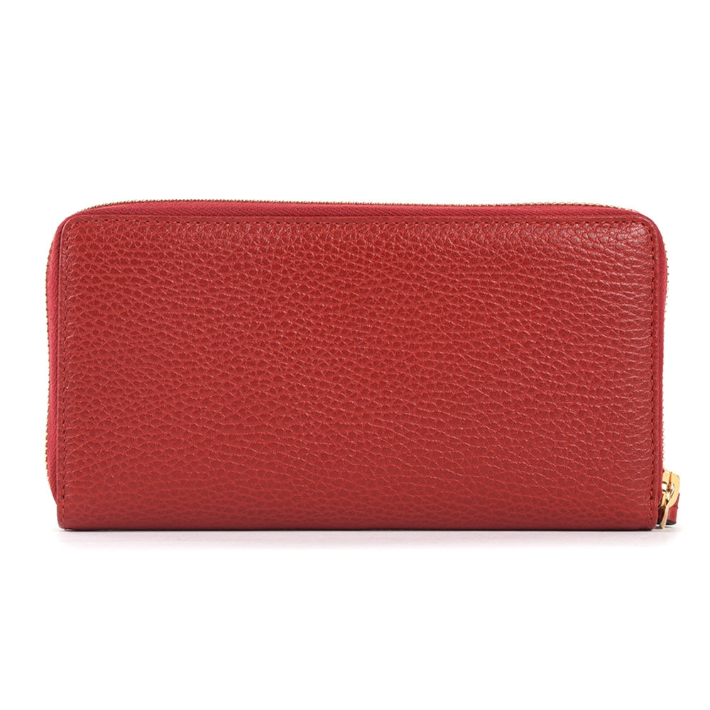 GUCCI GG MARMONT LEATHER ZIP AROUND WALLET