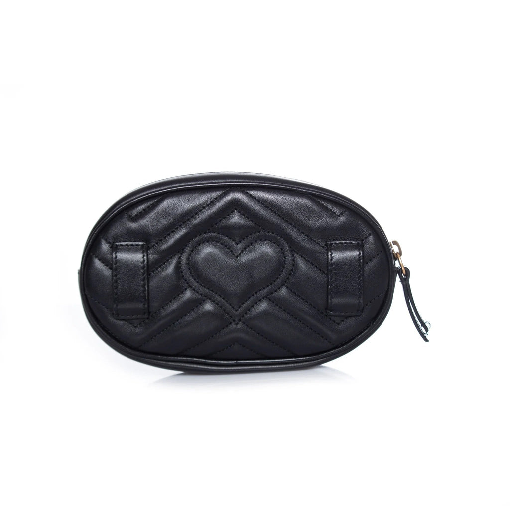 GUCCI GG MARMONT MATELASSE CALFSKIN LEATHER BELT BAG