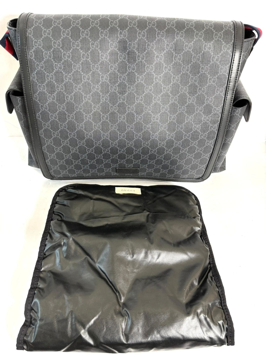 GUCCI GG MONOGRAM LARGE DIAPER CHANGING BAG
