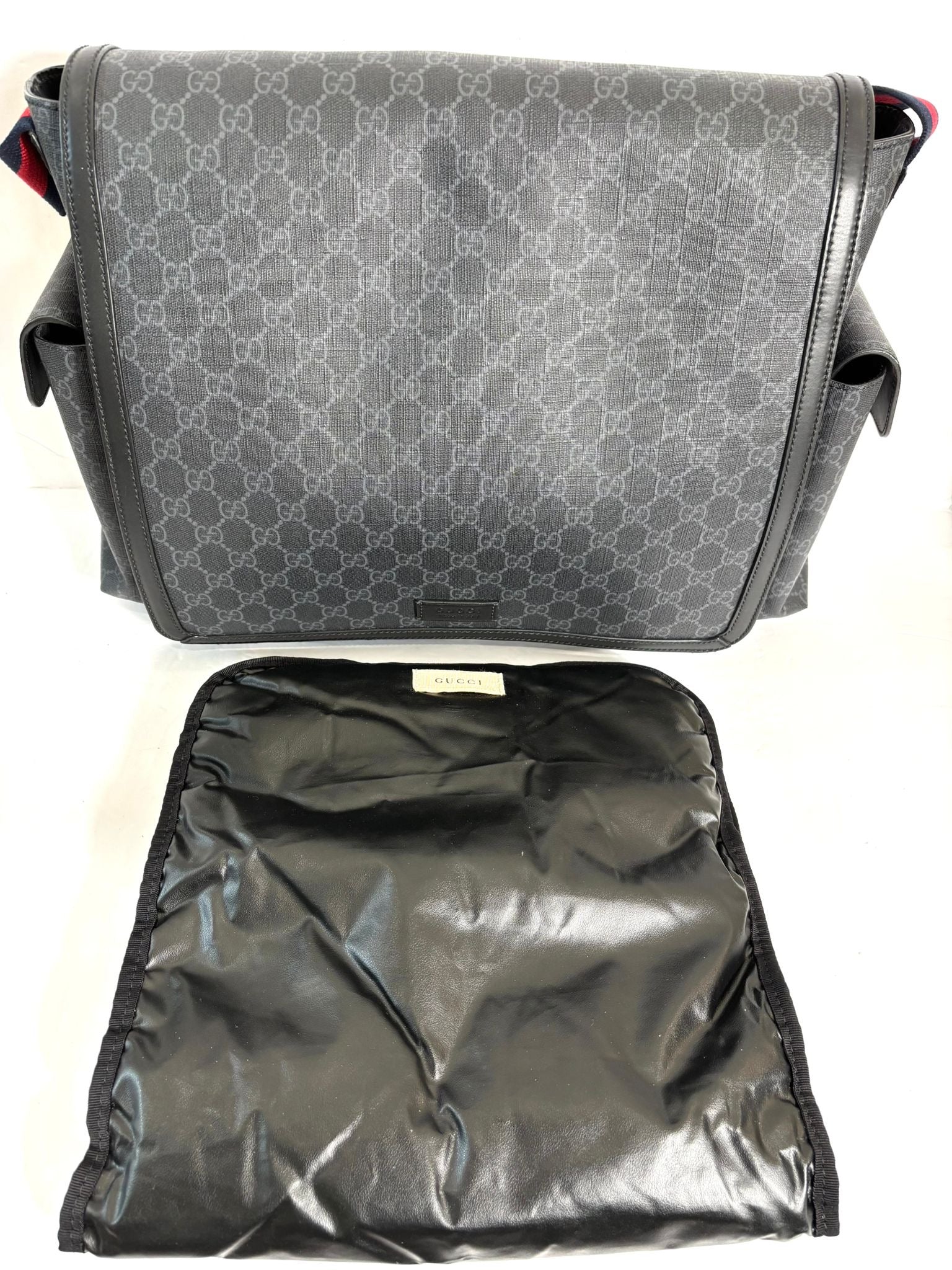 GUCCI GG MONOGRAM LARGE DIAPER CHANGING BAG