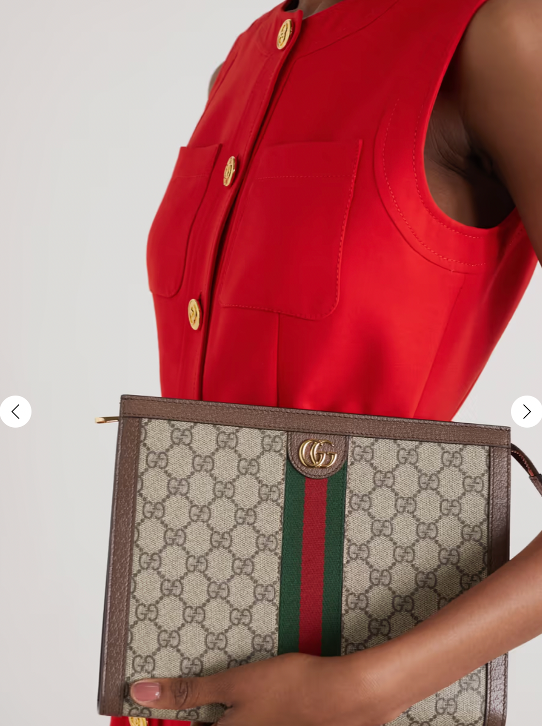 GUUCI GG SUPREME OPHIDIA POUCH