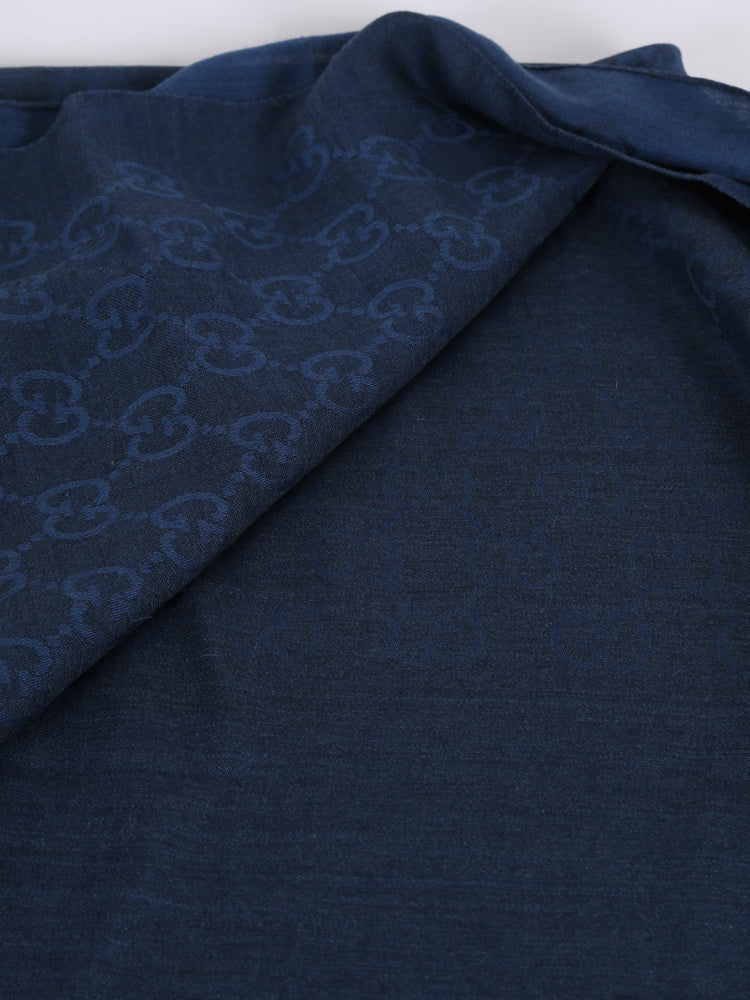 GUCCI GG SUPREME WOOL SILK SCRAF