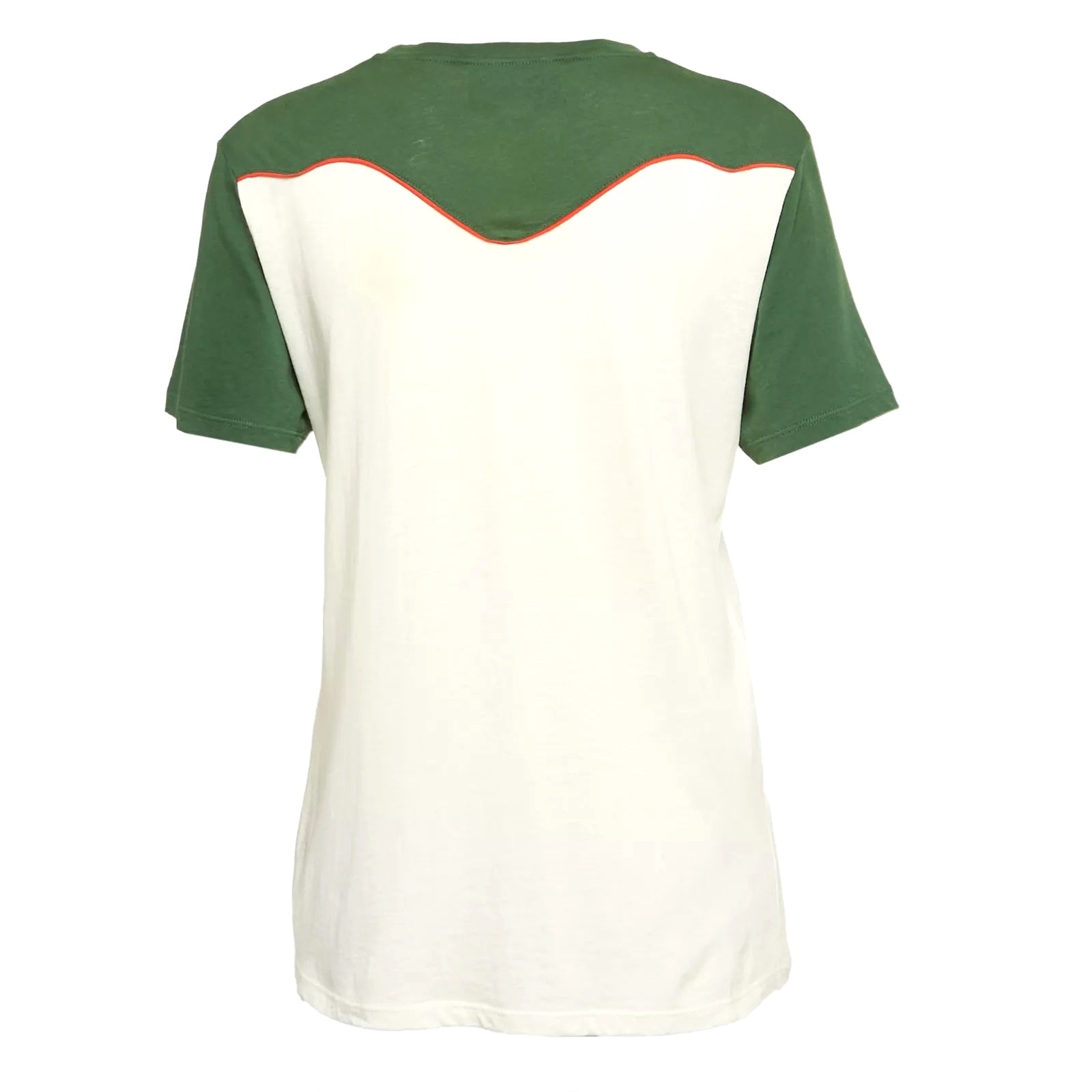 GUCCI GREEN GRAPHIC PRINT KING SNAKE EMBROIDERED T-SHIRT
