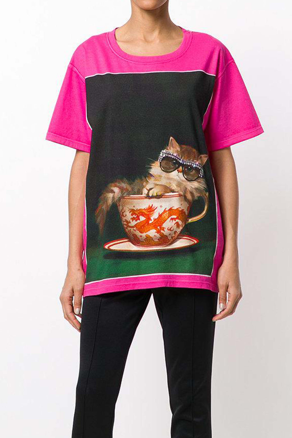 GUCCI IGNASI MONREAL PRINT T-SHIRT