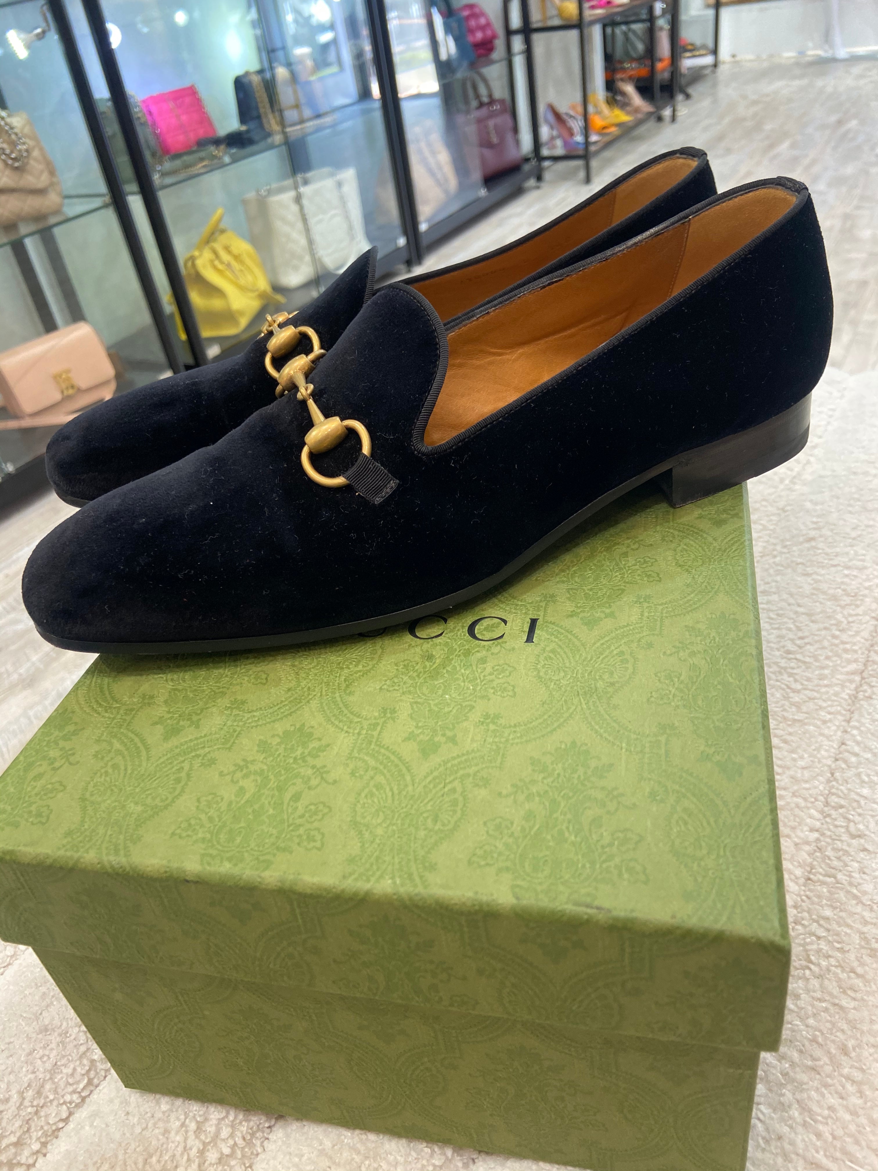 GUCCI MEN'S GALLIPOLI HORSEBIT LOAFERS