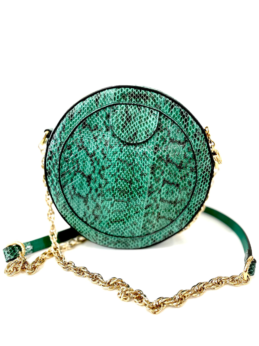 GUCCI MINI PYTHON OPHIDIA CROSSBODY BAG