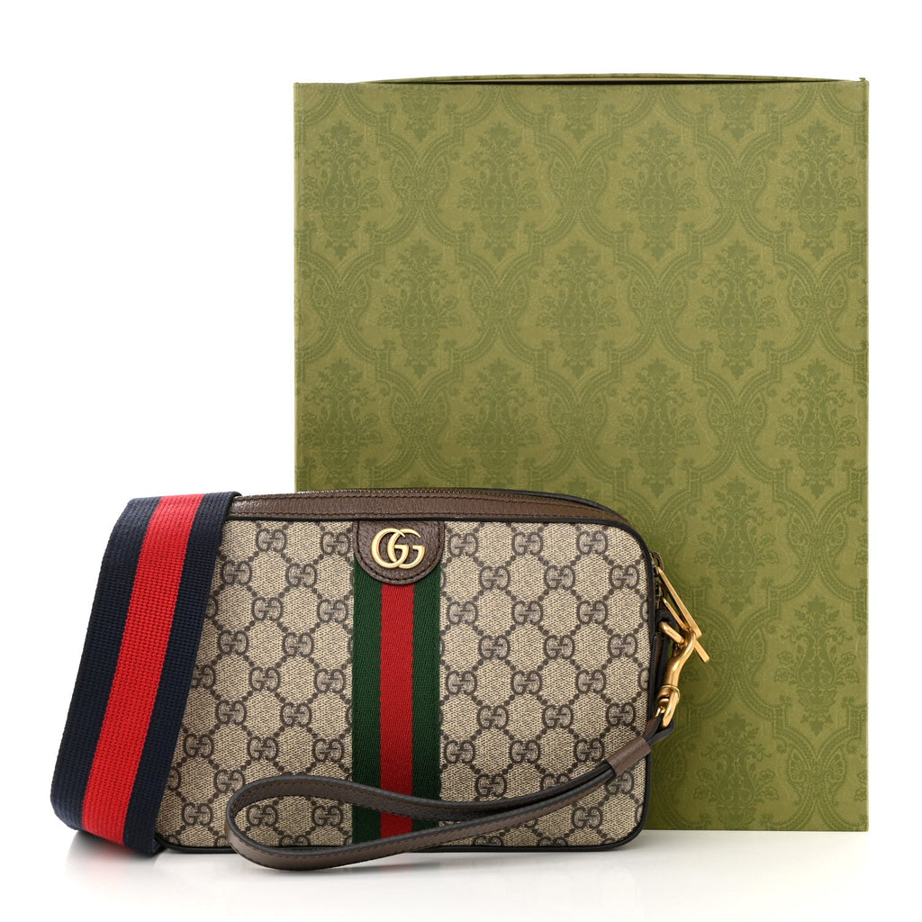 GUCCI GG OPHIDIA CROSSBODY CLUTCH BAG