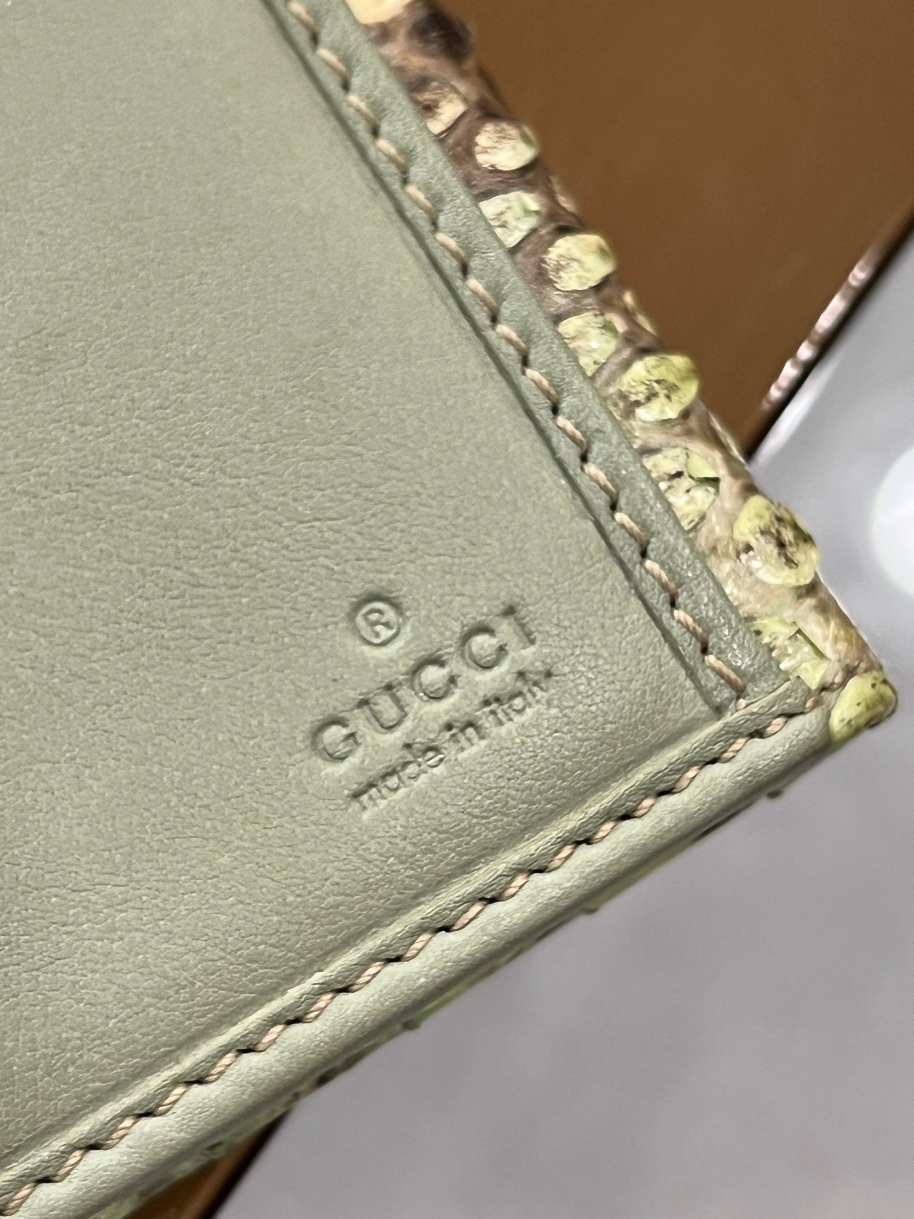 GUCCI PYTHON CONTINENTAL WALLET