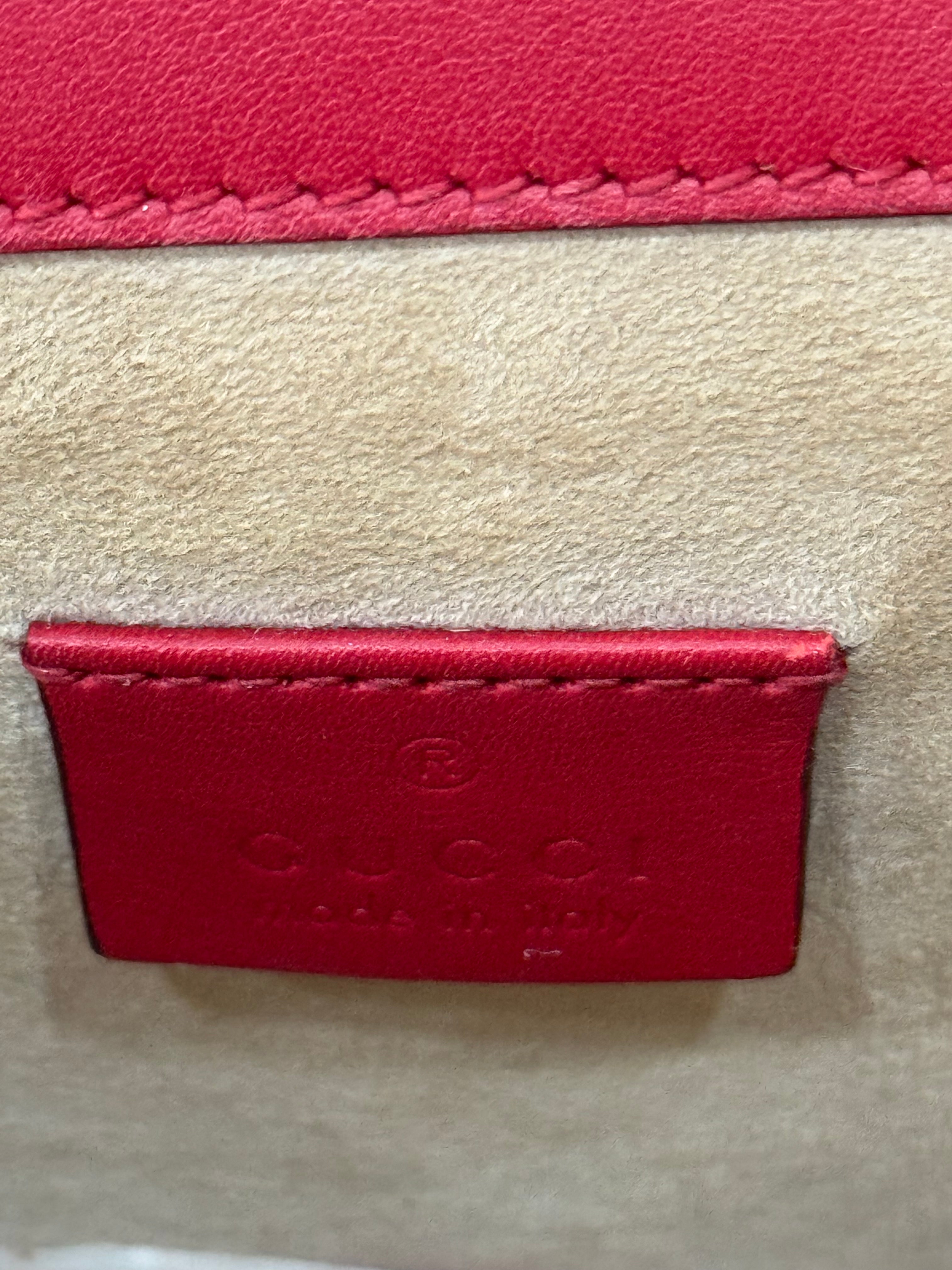 GUCCI PYTHON LEATHER MINI DIONYSUS SHOULDER BAG