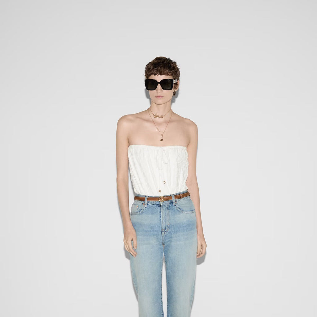 GUCCI GG TERRYCLOTH JERSEY SWIMSUIT