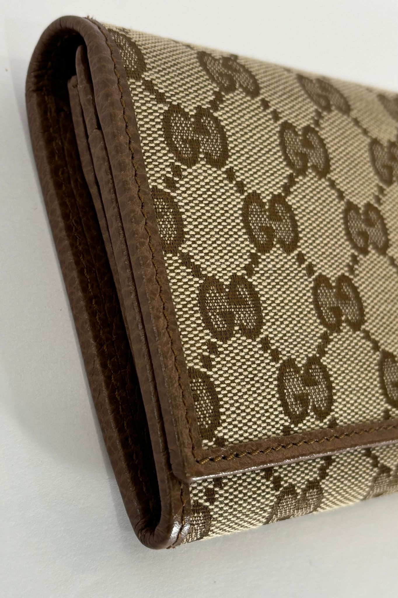 GUCCI GG MONOGRAM LONG WALLET