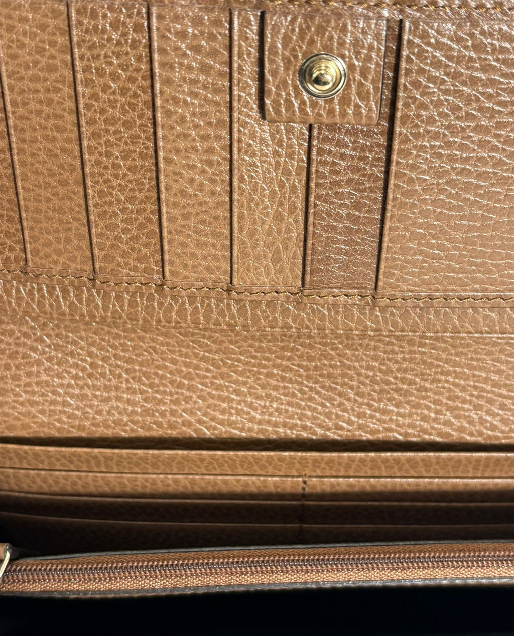 GUCCI GG MONOGRAM LONG WALLET