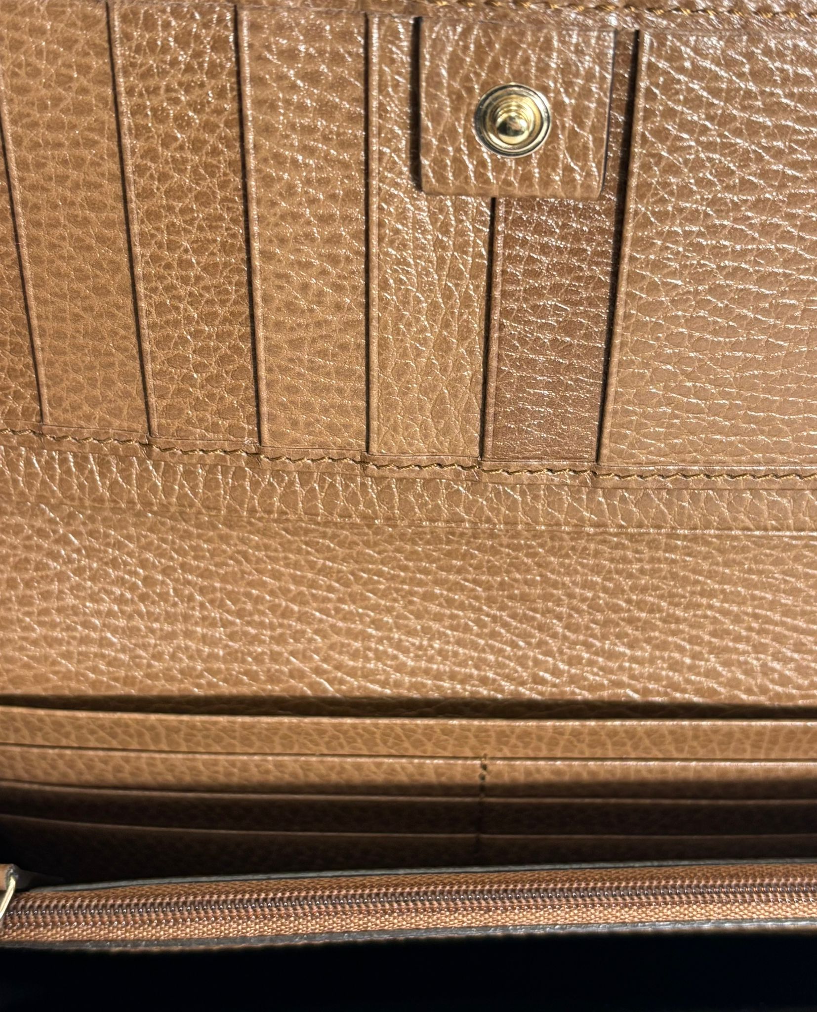 GUCCI GG MONOGRAM LONG WALLET